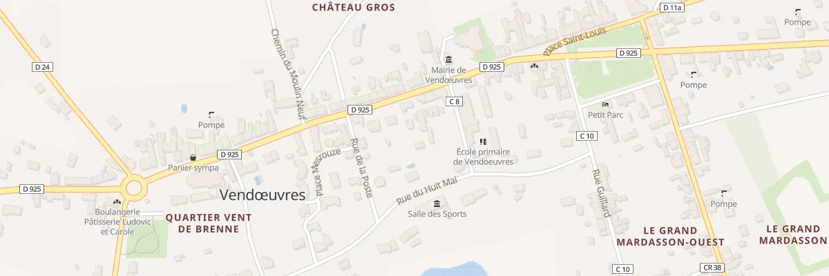 Plan du 20B Rue Grande à Vendœuvres
