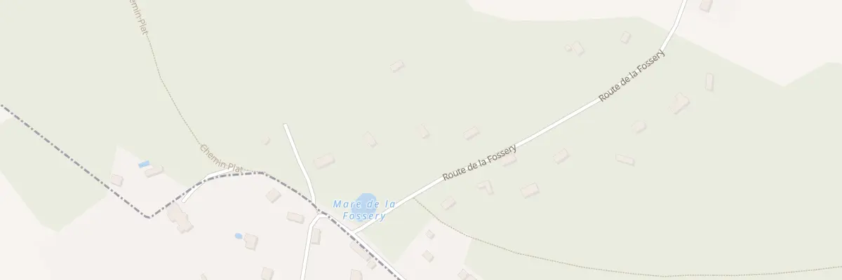 Plan du 3 Rte de la Fossery à La Boissière