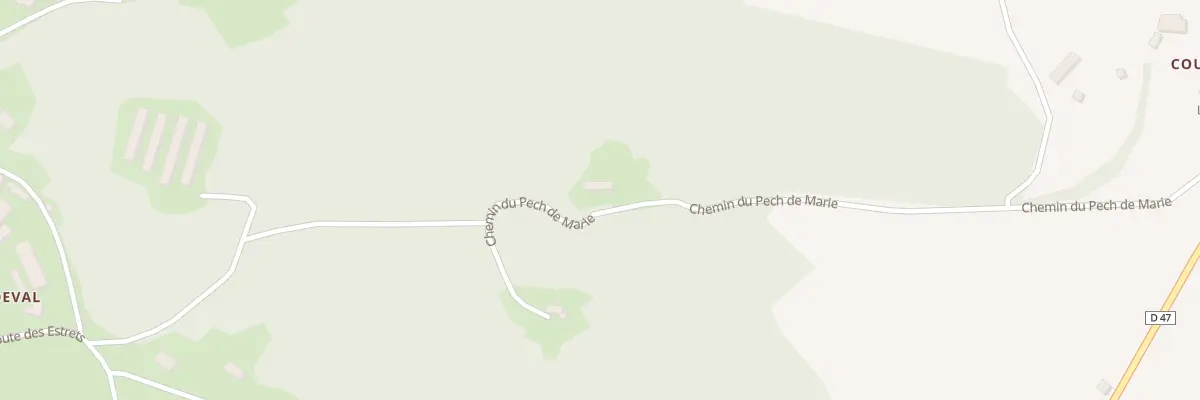 Plan du 56 Chem du Pech de Marie à Payrignac