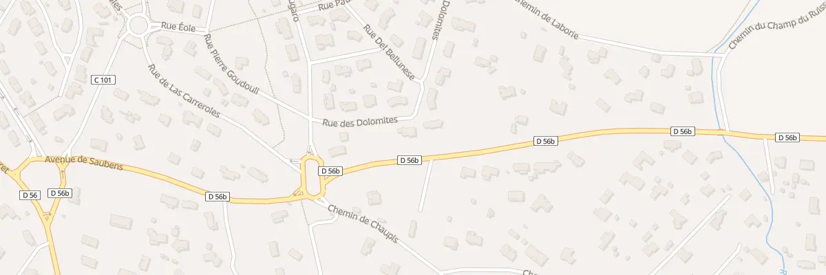 Plan du 37 Rue des Dolomites à Saubens