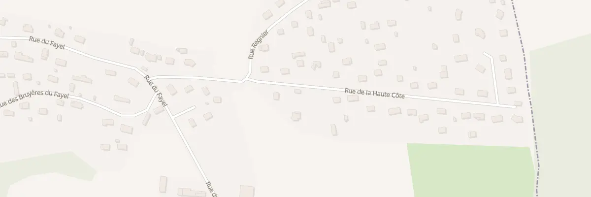 Plan du 13 Rue de la Haute Cote à Vandrimare