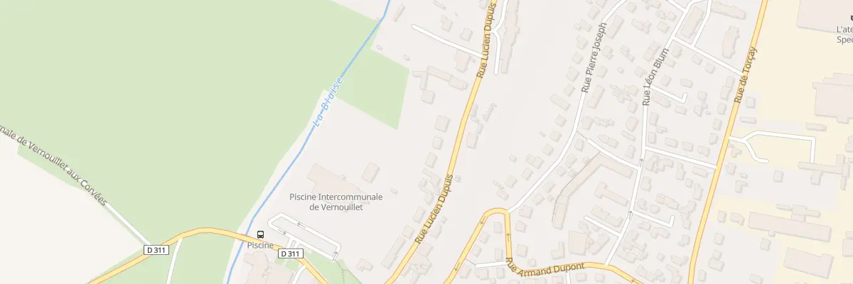 Plan du 17 Rue Lucien Dupuis à Vernouillet