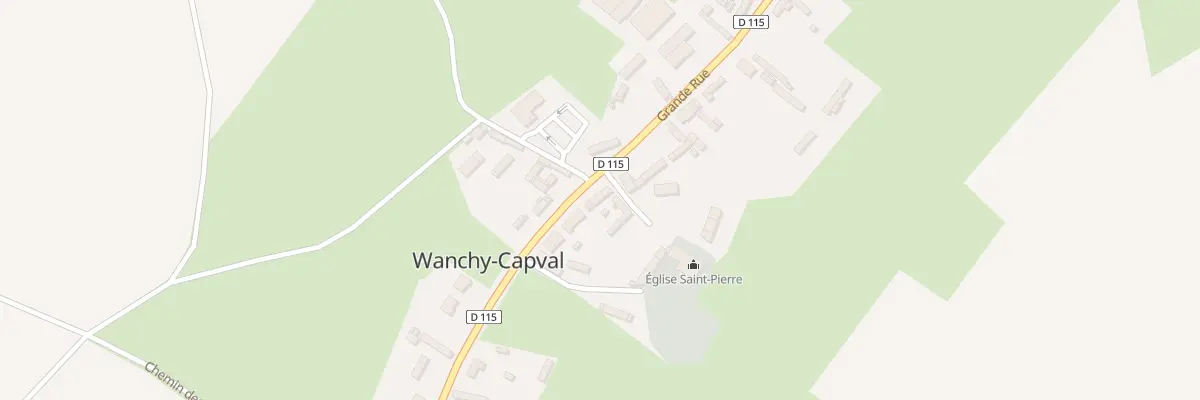 Plan du 42 Rue Grande Rue à Wanchy-Capval