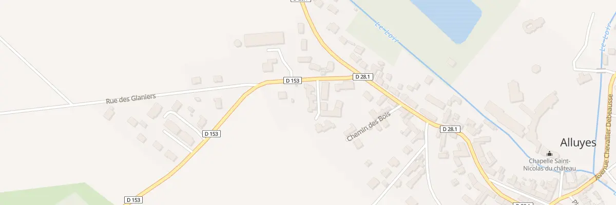 Plan du 6 Clos des Patures à Alluyes