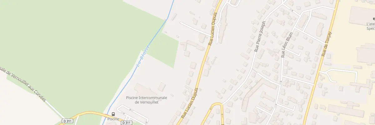 Plan du 17B Rue Lucien Dupuis à Vernouillet