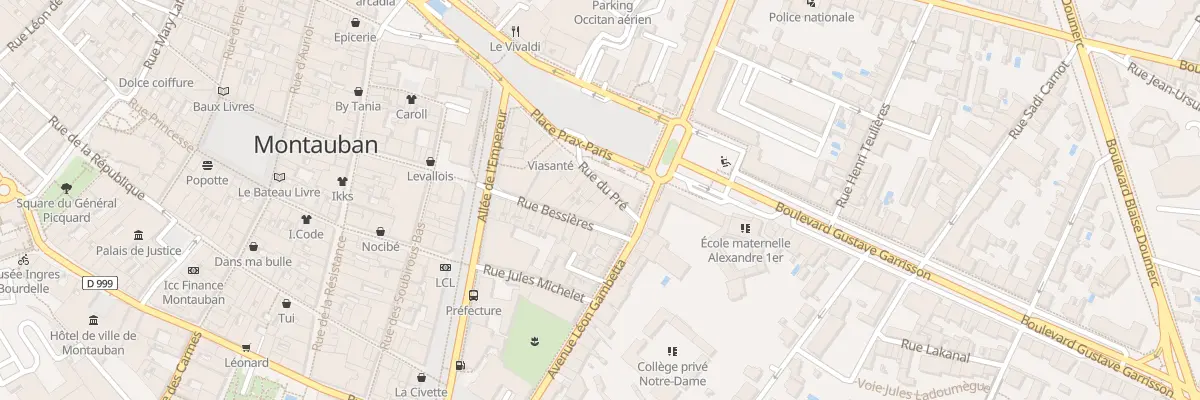 Plan du 5 Rue du Pré à Montauban