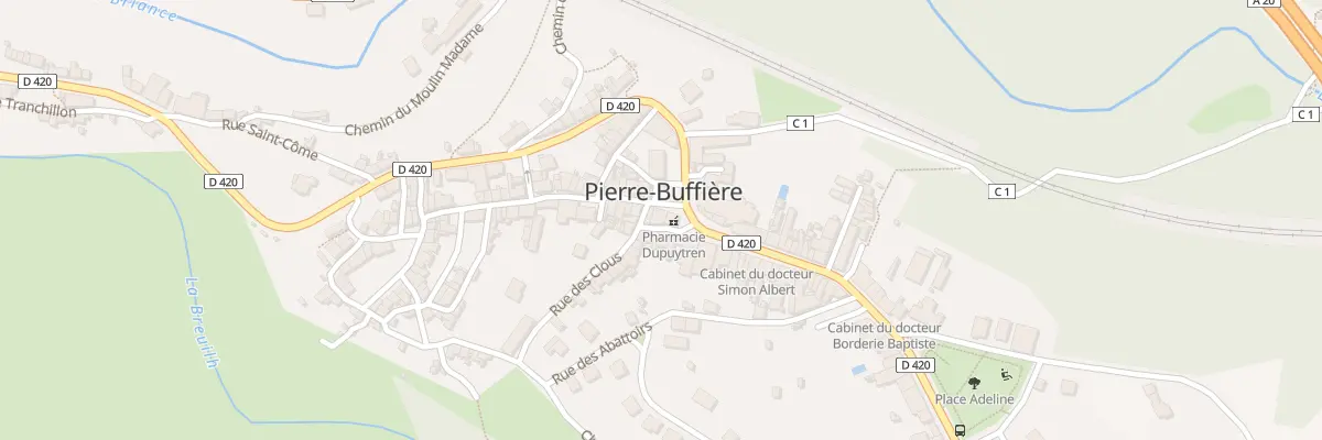 Plan du 4 Rue des Trois Anges à Pierre-Buffière