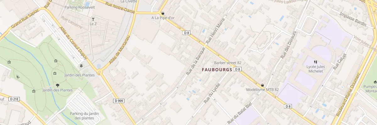 Plan du 14 Rue de la Banque à Montauban