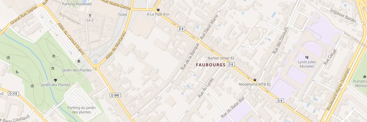 Plan du 16 Rue de la Banque à Montauban