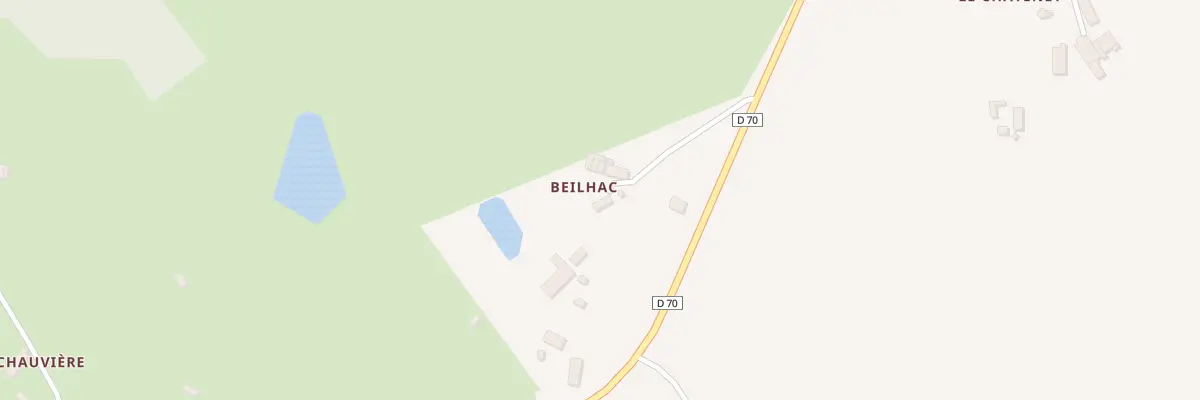 Plan du 6 Beilhac à Château-Chervix