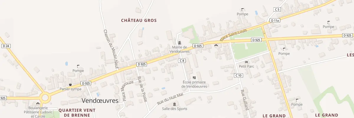 Plan du 30 Rue Grande à Vendœuvres