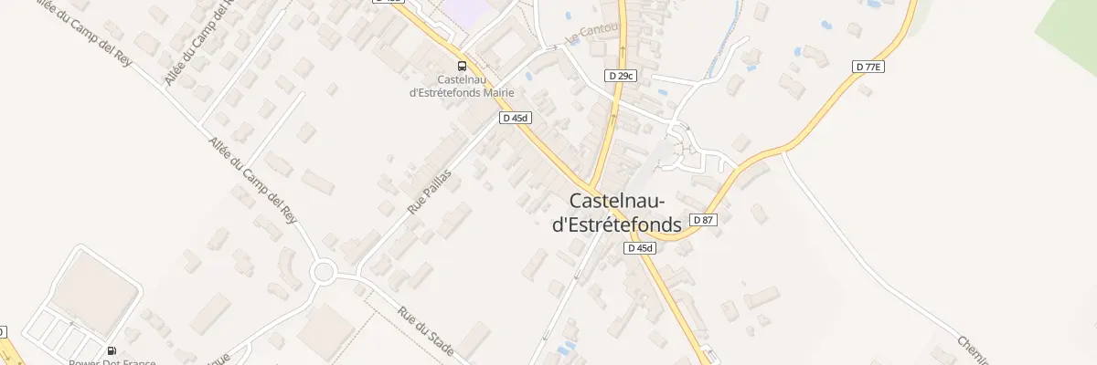 Plan du 24 Grande Rue à Castelnau-d’Estrétefonds