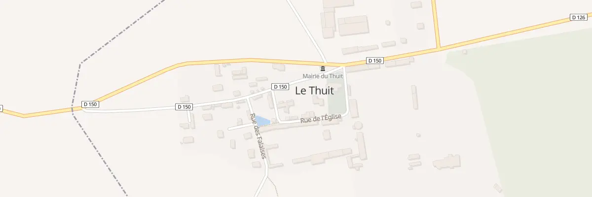 Plan du 4 Rue de l’Eglise au Thuit
