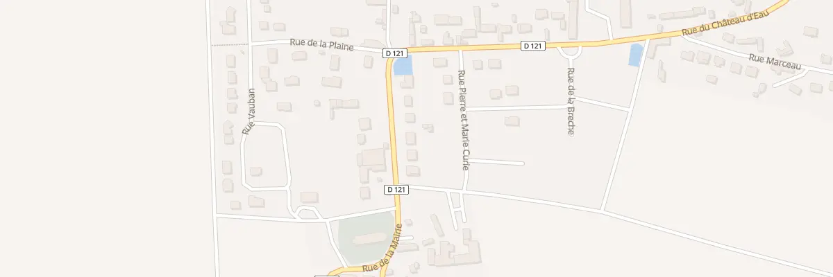 Plan du 12 Rue de la Mairie à Saint-Aubin-des-Bois