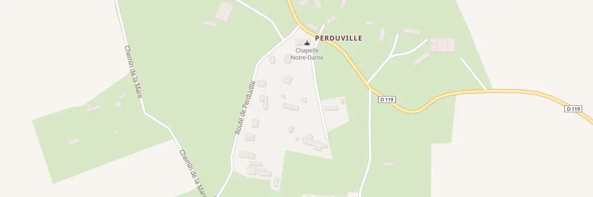 Plan du 1 Imp de la Chapelle à Bosc-Mesnil