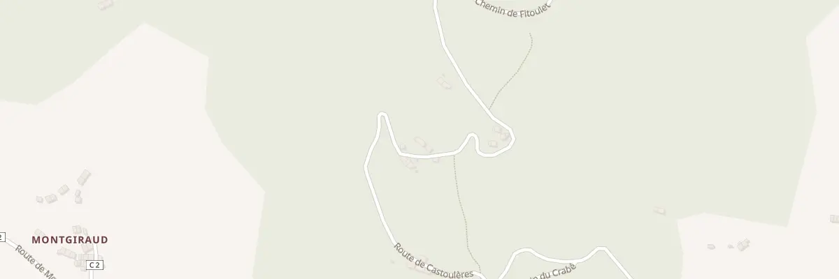 Plan du 260 Castouleres à Boussenac
