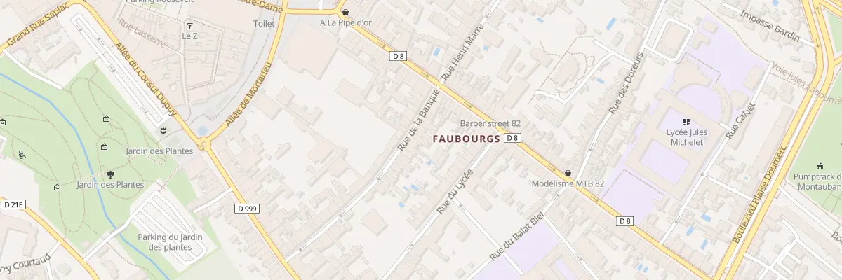 Plan du 13 Rue de la Banque à Montauban