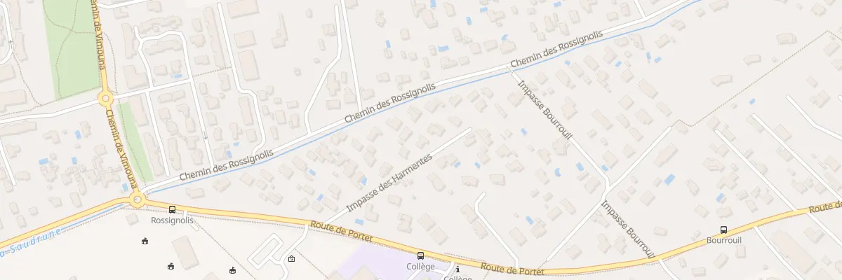 Plan du 5T Imp des Harmentes à Villeneuve-Tolosane