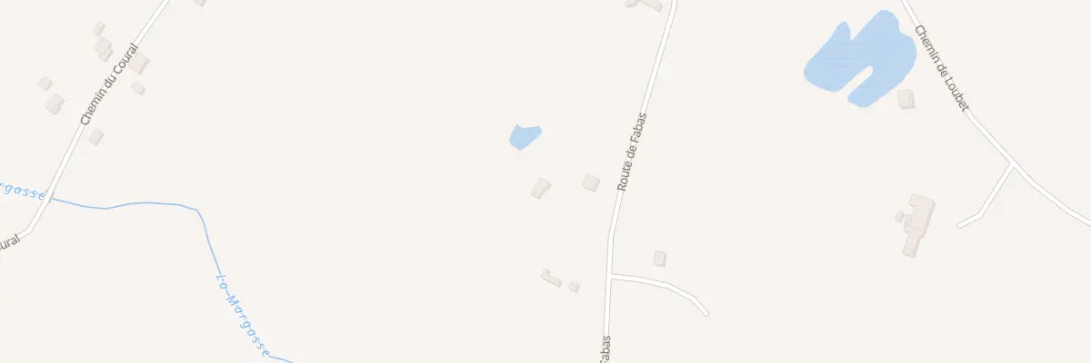 Plan du 1050 Rte de Fabas à Labastide-Saint-Pierre