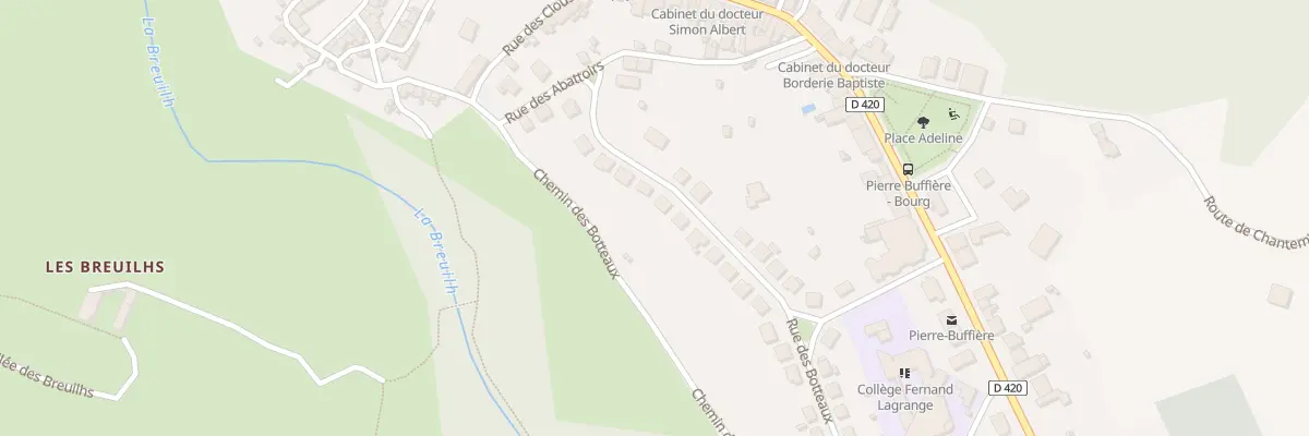 Plan du 5438 Rue Jean Paul Sarre à Pierre-Buffière