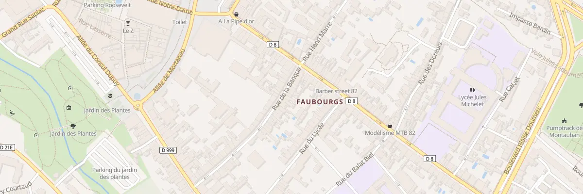 Plan du 9 Rue de la Banque à Montauban