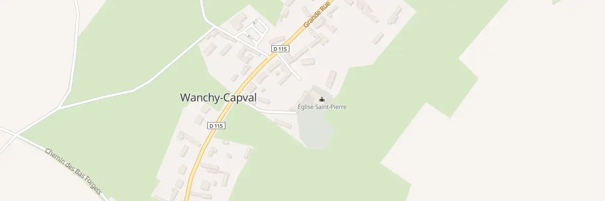 Plan du 46 Pla de l’Eglise à Wanchy-Capval