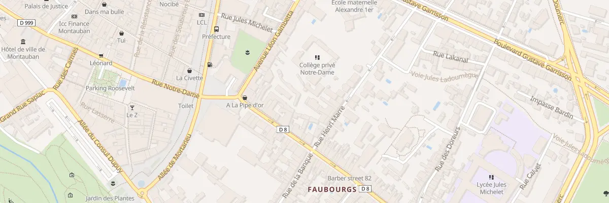 Plan du 26 Rue Henri Marre à Montauban