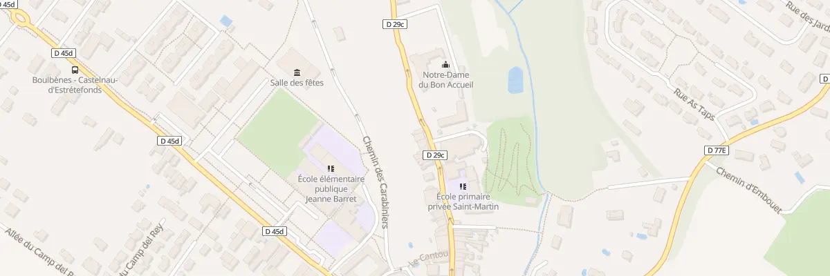 Plan du 55 Rue de L ’Eglise à Castelnau-d’Estrétefonds