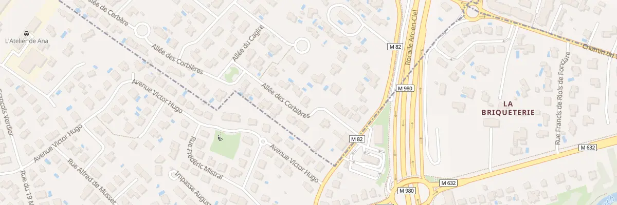 Plan du 8 All des Corbières à Colomiers