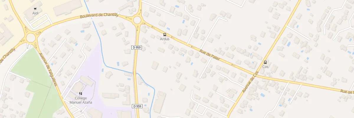 Plan du 1135 Rue de Pater à Montauban