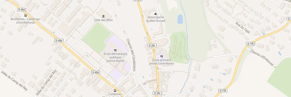 Plan du 47 Rue de L ’Eglise à Castelnau-d’Estrétefonds