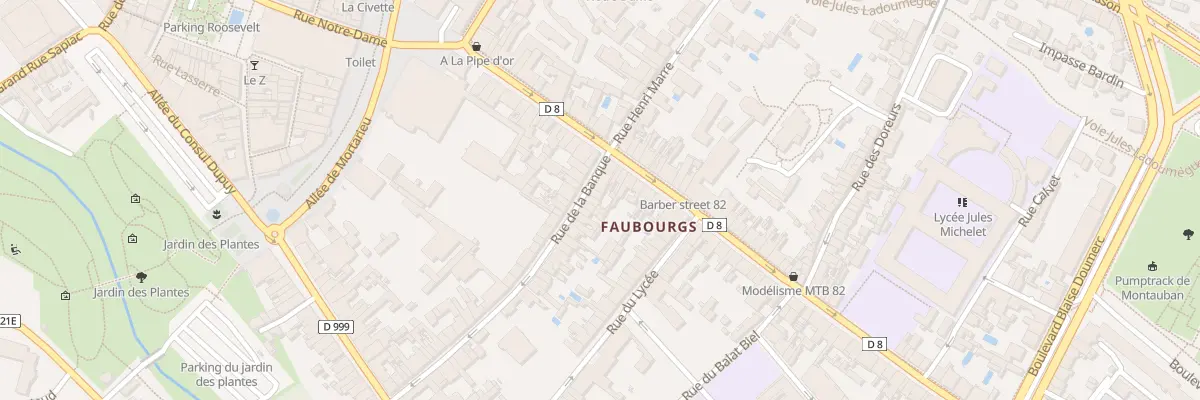 Plan du 3 Rue de la Banque à Montauban