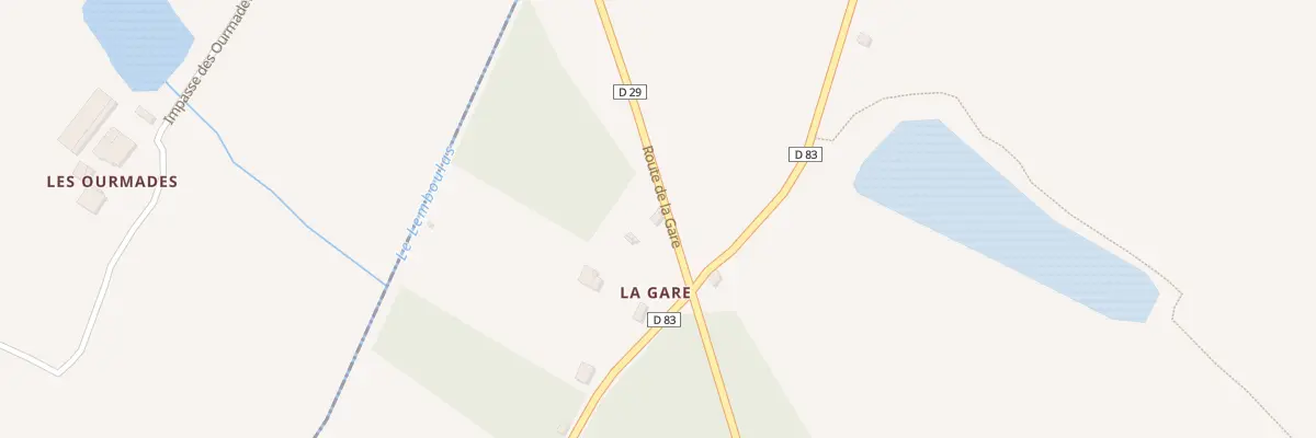 Plan du 5512 La Gare à Molières