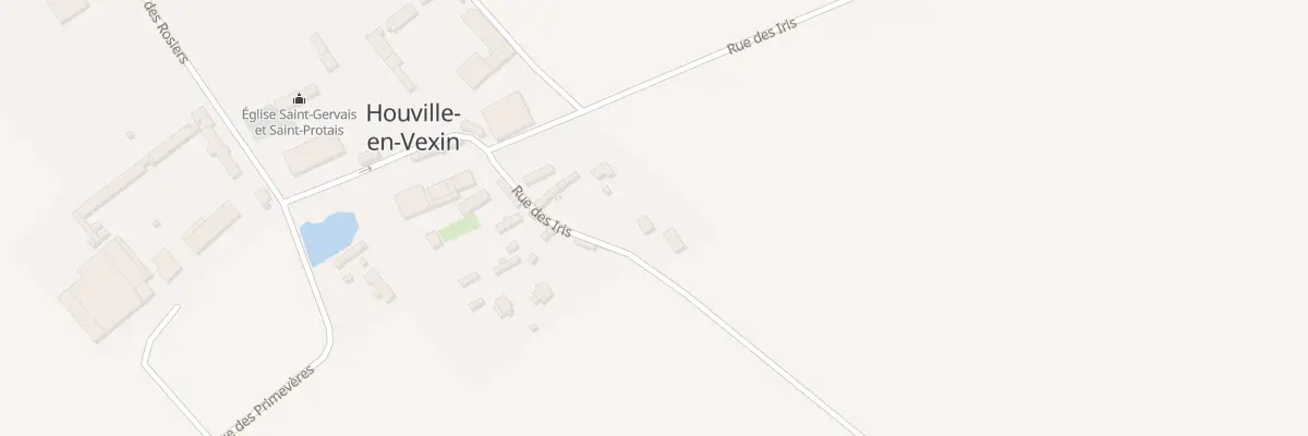 Plan du 5 Rue des Iris à Houville-en-Vexin