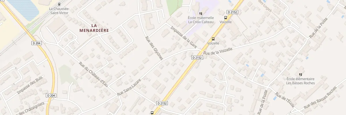 Plan du 2 Rue Saint-lazare à La Chaussée-Saint-Victor