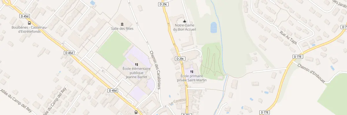 Plan du 51 Rue de L ’Eglise à Castelnau-d’Estrétefonds