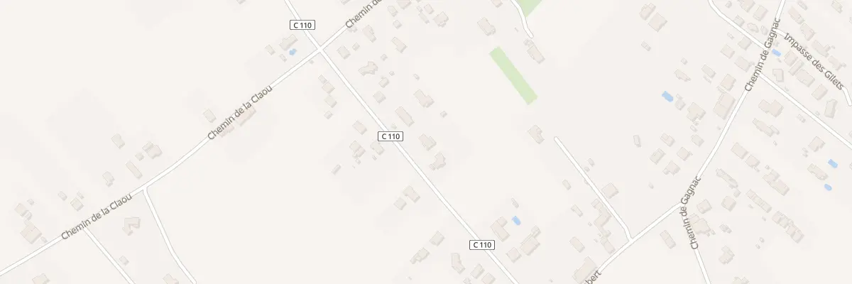 Plan du 2E Che de la Bourdette à Saint-Jory