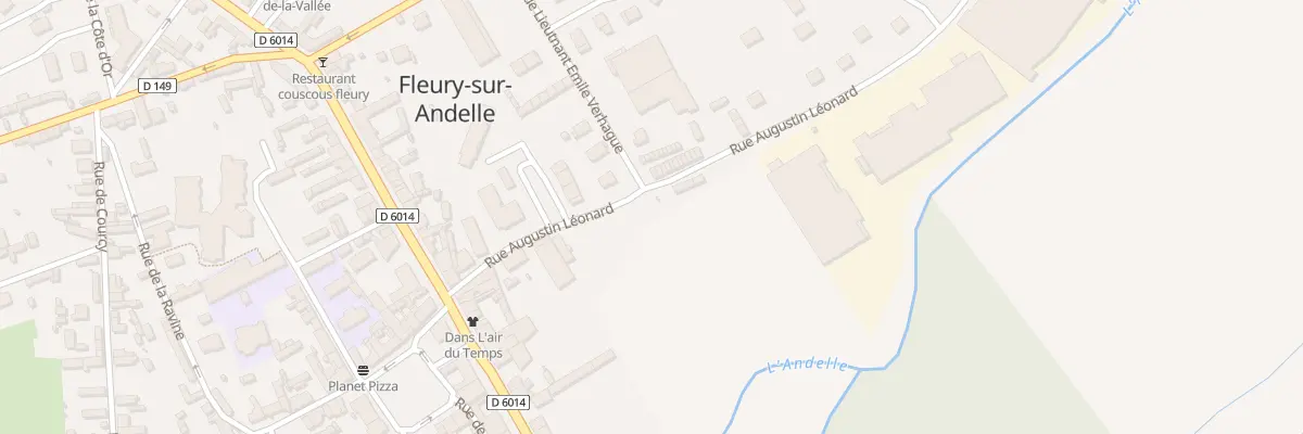 Plan du 3 Rue Augustin Leonard à Fleury-sur-Andelle
