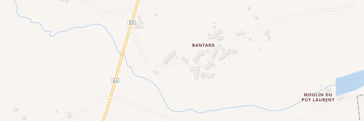 Plan du 11 Bantard à Saint-Georges-les-Landes