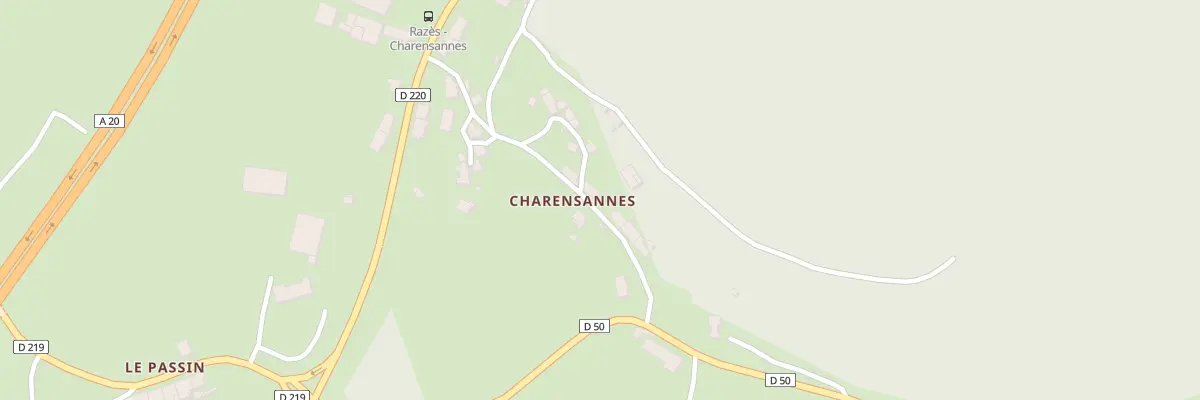 Plan du 30 Charensanne à Razès
