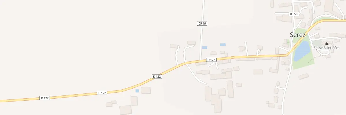 Plan du 14 Rue de la Croix Blanche à Serez