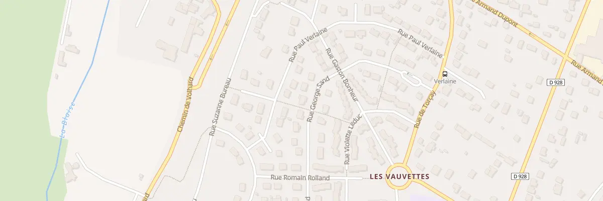 Plan du 18 Rue George Sand à Vernouillet