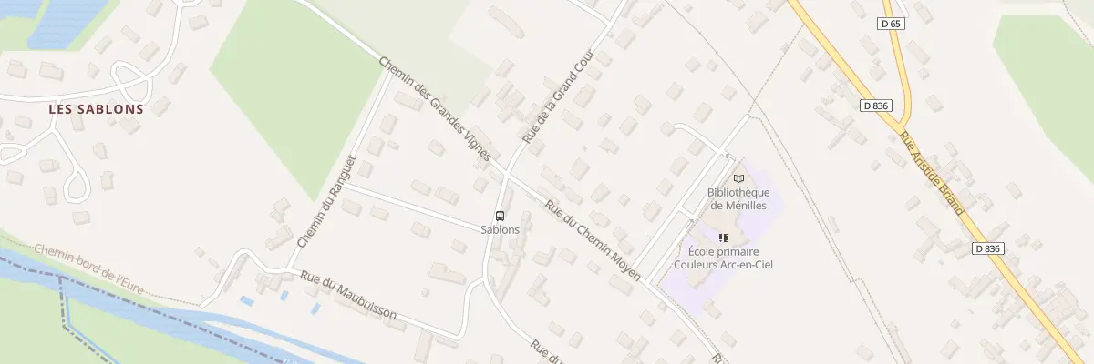 Plan du 44 Rue du Chem Moyen à Ménilles