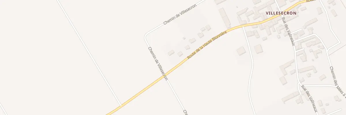 Plan du 38 Rte de la Haute Blonnière à Villerbon