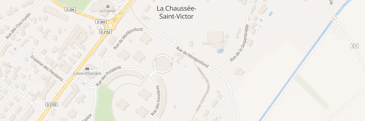 Plan du 11 Rue de Montprofond à La Chaussée-Saint-Victor