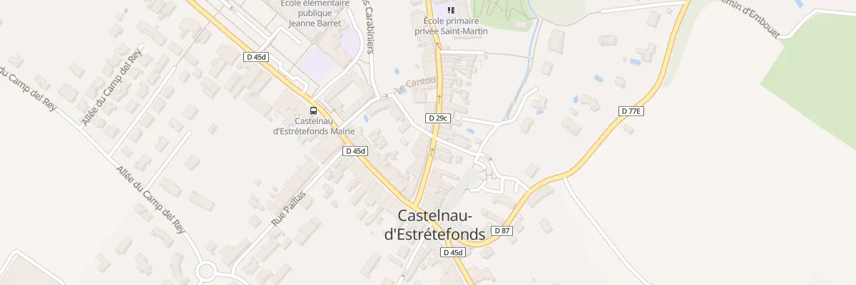 Plan du 15 Rue de L ’Eglise à Castelnau-d’Estrétefonds