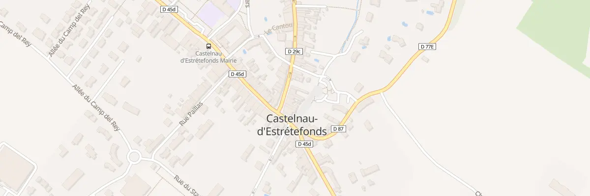 Plan du 8 Rue de L ’Eglise à Castelnau-d’Estrétefonds