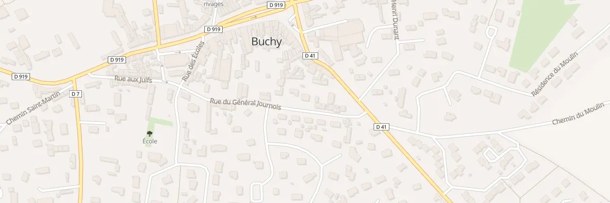 Plan du 390 Rue du Général Journois à Buchy