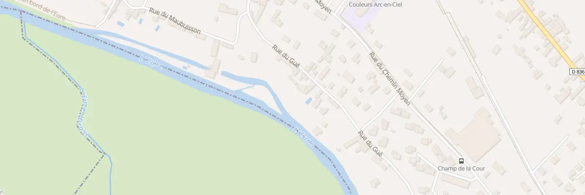Plan du 23 Rue du Gué à Ménilles