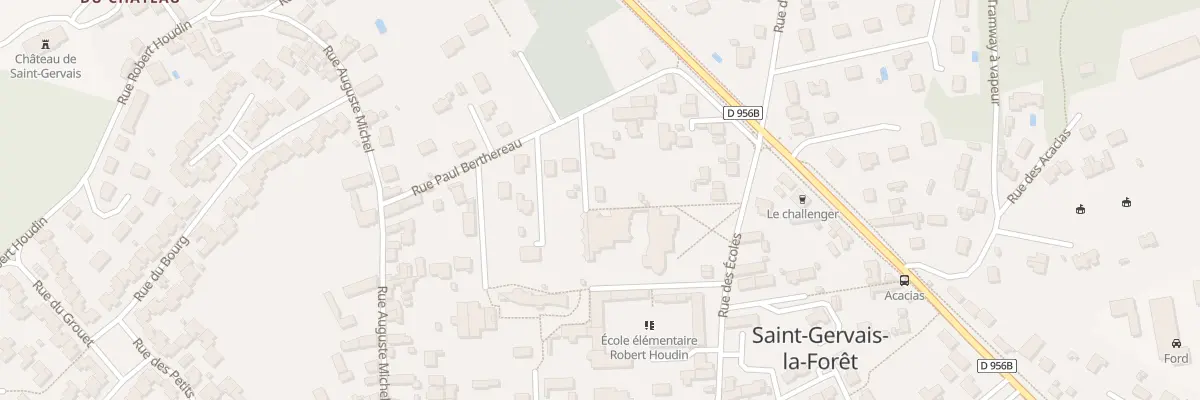 Plan du 7 Rue du 1er septembre 1944 à Saint-Gervais-la-Forêt